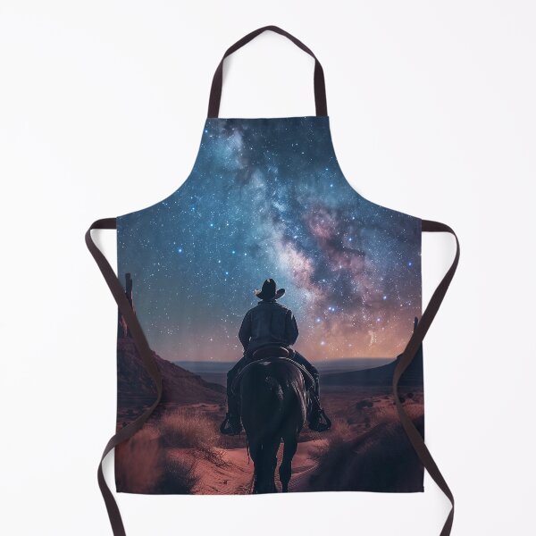 Item preview, Cosmic Cowboy Under Starry Skies designed and sold by QuantumDrift.
