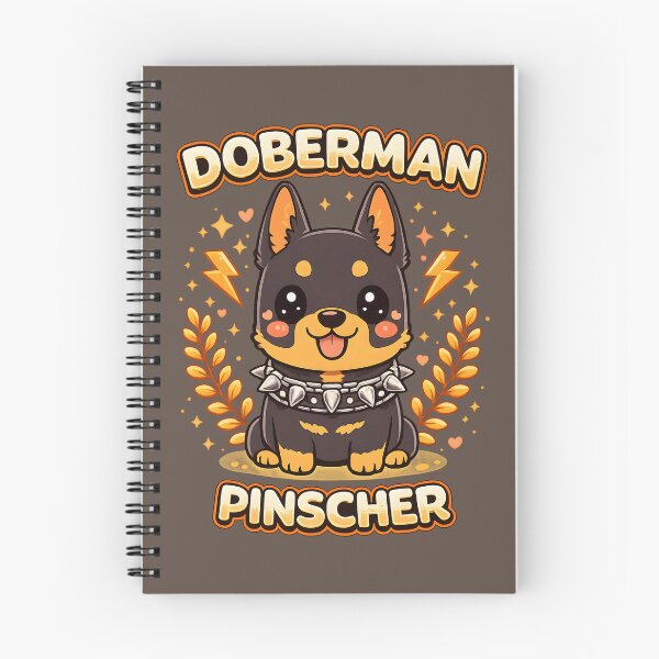 Item preview, Cute Doberman Pinscher Kawaii Dog designed and sold by blankTeeShirt.