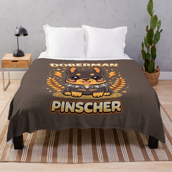 Item preview, Cute Doberman Pinscher Kawaii Dog designed and sold by blankTeeShirt.