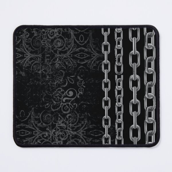 Item preview, Cyber Sigilism Chains: Gothic Damask Grunge Aesthetic designed and sold by BrontesWhimsyStore.