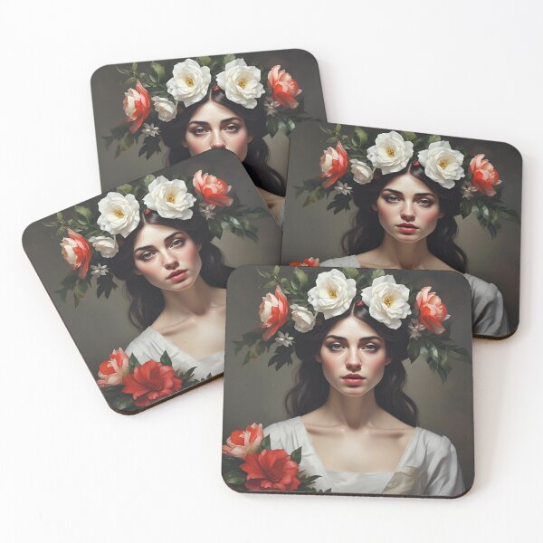 Item preview, Woman with flowers  designed and sold by MK26Designs.