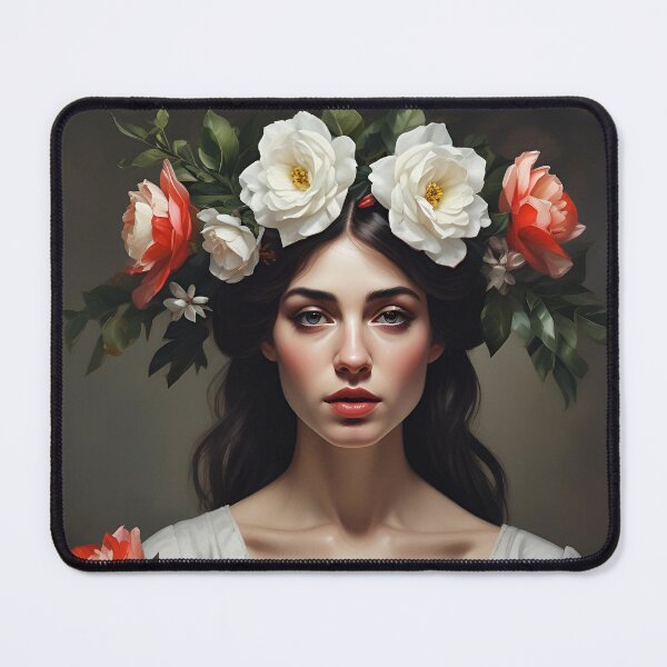 Item preview, Woman with flowers designed and sold by MK26Designs.