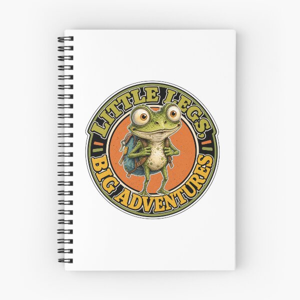 Item preview, Frog with backpack Little Legs Big Adventures  designed and sold by Wilcox PhotoArt.