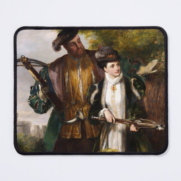 Item preview, King Henry and Anne Boleyn Deer Shooting in Windsor Forest designed and sold by The Breathing Paint.