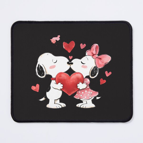 Item preview, Snoopy Kiss With Cute Heart Awesome Snoopy Love Couple Illustration | ⭐⭐⭐⭐⭐ designed and sold by CoBBoDEsiGN.