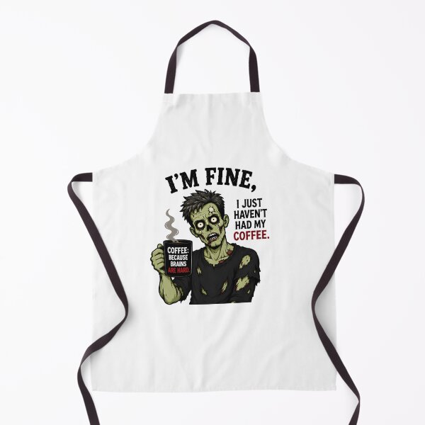 Item preview, I’m Fine I Just Haven’t Had My Coffee – Funny Zombie Coffee Lover Humor designed and sold by SVALANART.