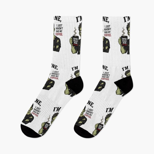 Item preview, I’m Fine I Just Haven’t Had My Coffee – Funny Zombie Coffee Lover Humor designed and sold by SVALANART.