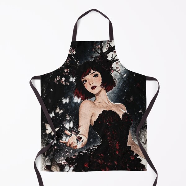 Item preview, Dark Forest Fairy Rose Petal Dress Gothic designed and sold by Hen-C-Art.