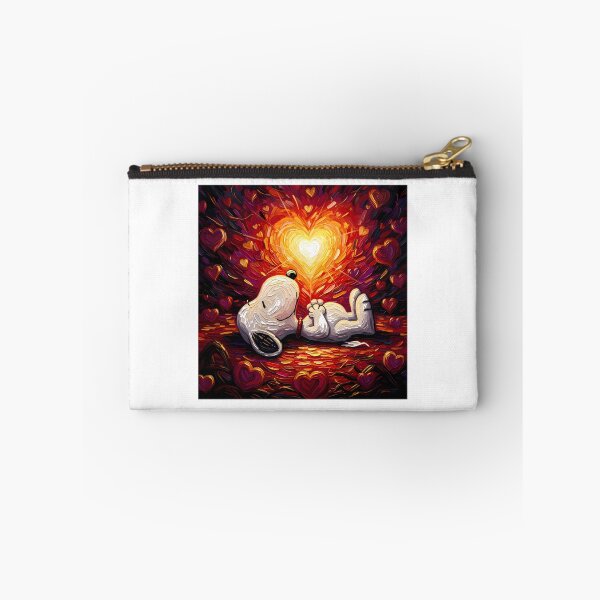 Item preview, Cute Snoopy Love Letter M Monogram - Personalized Initial Heart Art | ⭐⭐⭐⭐⭐ designed and sold by Anotherdoctor.