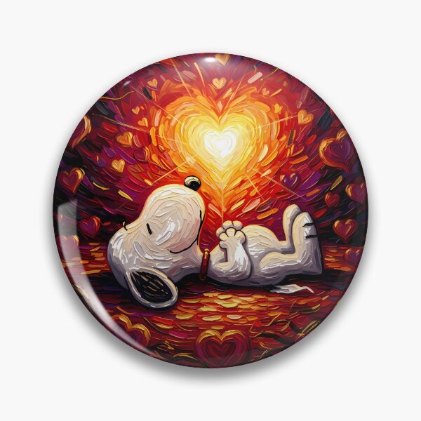 Item preview, Cute Snoopy Love Letter M Monogram - Personalized Initial Heart Art | ⭐⭐⭐⭐⭐ designed and sold by Anotherdoctor.