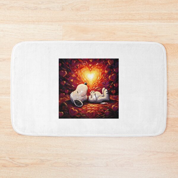 Item preview, Cute Snoopy Love Letter M Monogram - Personalized Initial Heart Art | ⭐⭐⭐⭐⭐ designed and sold by Anotherdoctor.