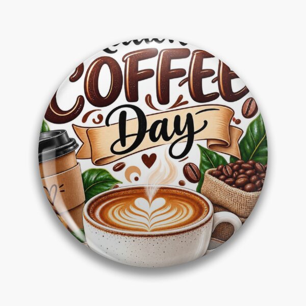 Item preview, Coffee Day National Coffee Day Latte Art Design designed and sold by madihaali0064.
