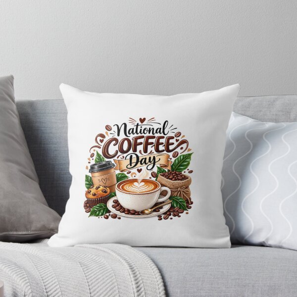 Item preview, Coffee Day National Coffee Day Latte Art Design designed and sold by madihaali0064.
