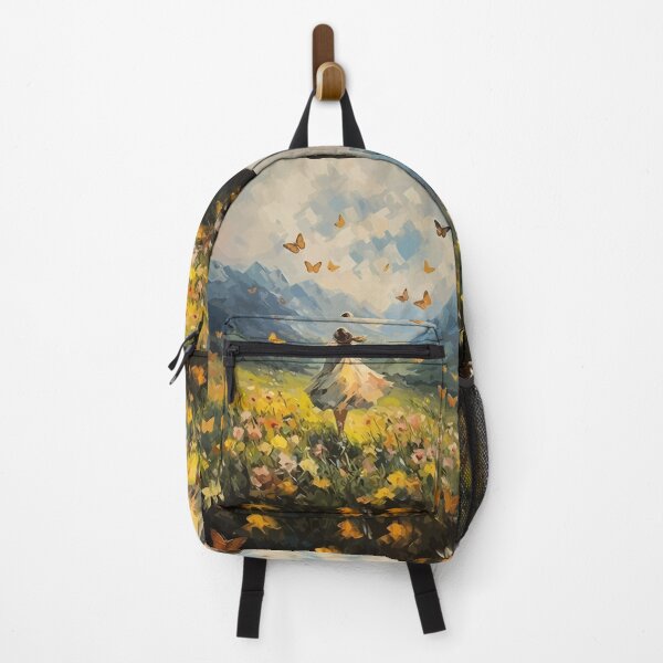 Item preview, Woman in a Meadow Surrounded by Butterflies designed and sold by PamChamola.