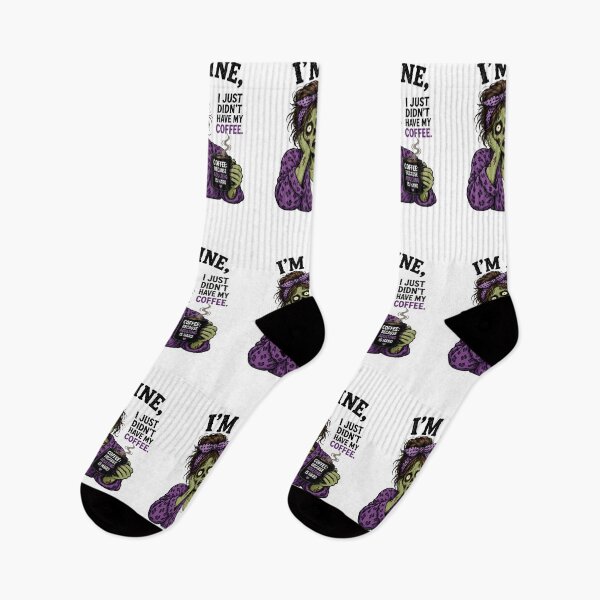 Item preview, I’m Fine I Just Didn’t Have My Coffee – Funny Zombie Woman Coffee Humor designed and sold by SVALANART.