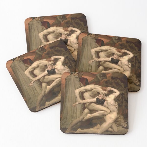 Item preview, DANTE AND VIRGIL BY BOUGUEREAU (1850) designed and sold by humbleserf.
