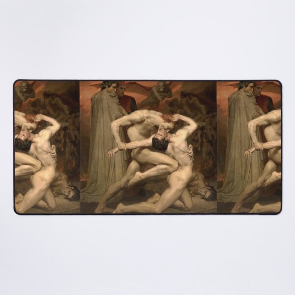 Item preview, DANTE AND VIRGIL BY BOUGUEREAU (1850) designed and sold by humbleserf.