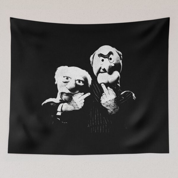 Item preview, Statler And Waldorf Middle Finger designed and sold by Kwaiianabshopp.