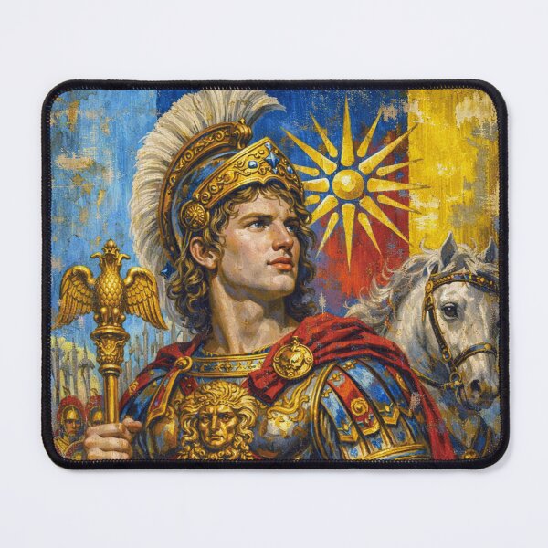 Item preview, Alexander the Great – Legendary Warrior King Painting designed and sold by GalleryKauffeld.