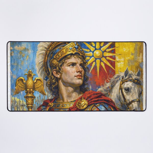 Item preview, Alexander the Great – Legendary Warrior King Painting designed and sold by GalleryKauffeld.