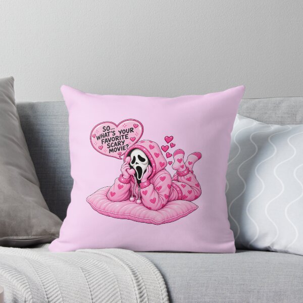 Item preview, Pink Horror Ghost in Hearts designed and sold by Bindie & Co. .
