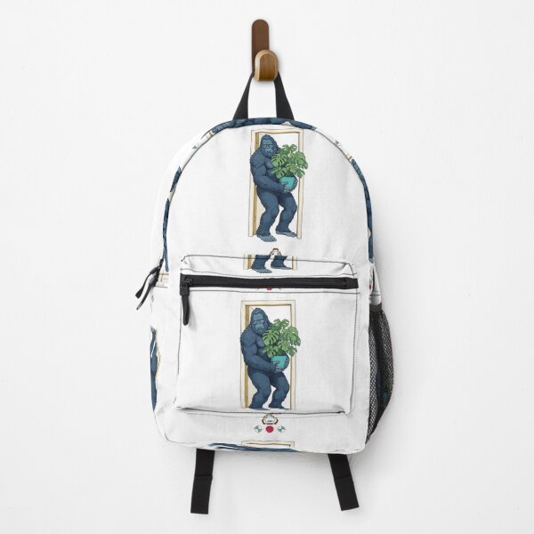 Item preview, Bigfoot Plant Parent - Funny Sasquatch Struggling Through Doorway T-Shirt designed and sold by Whimsy Trail Co.