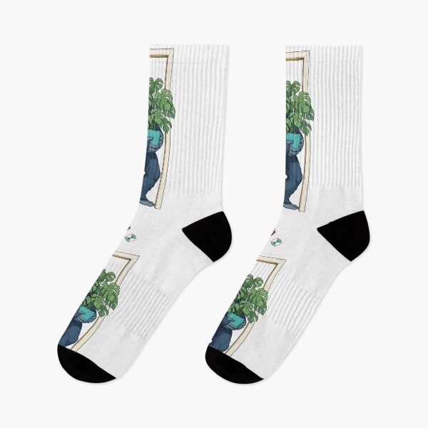 Item preview, Bigfoot Plant Parent - Funny Sasquatch Struggling Through Doorway T-Shirt designed and sold by Whimsy Trail Co.