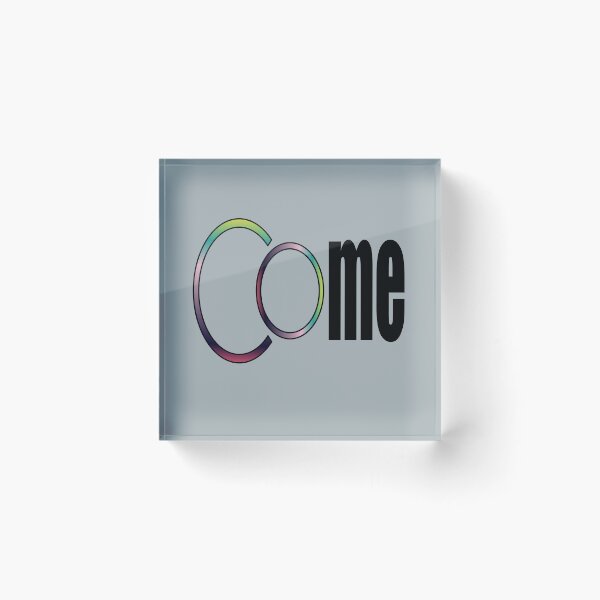 Item preview, Come Rainbow Typographic Logo Design designed and sold by SahmatArt.