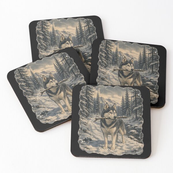 Item preview, Husky Winter Wilderness Adventure designed and sold by Bartas2026.