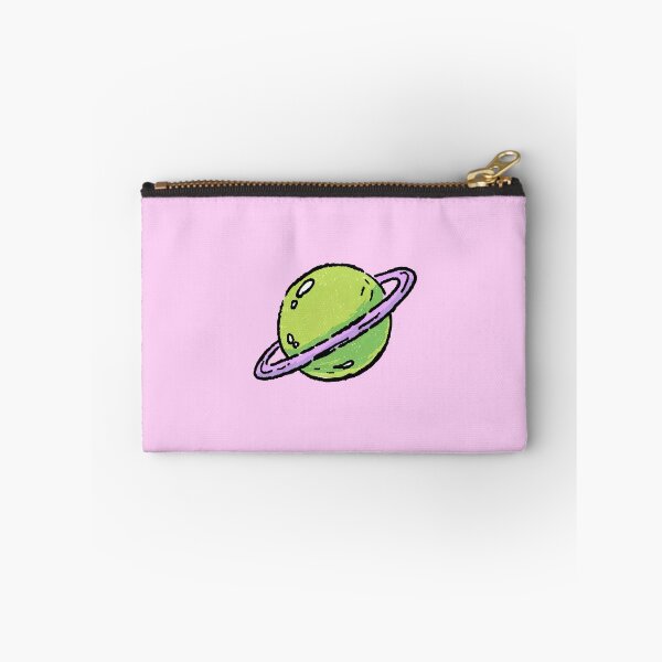 Item preview, Green Ringed Planet Space Illustration designed and sold by jianina-alondra.