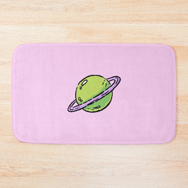 Item preview, Green Ringed Planet Space Illustration designed and sold by jianina-alondra.