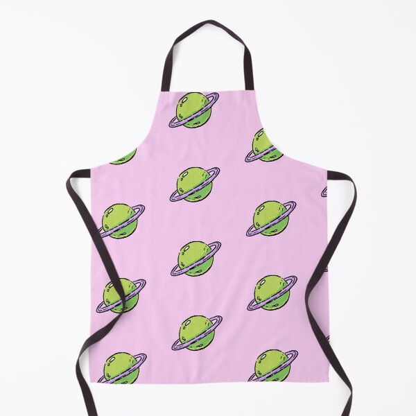 Item preview, Green Ringed Planet Space Illustration designed and sold by jianina-alondra.