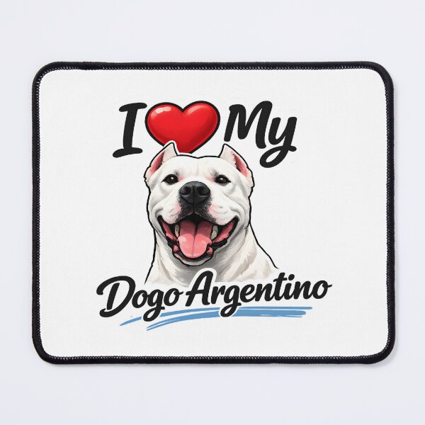 Item preview, I Love My Dogo Argentino – Proud Dog Lover designed and sold by blankTeeShirt.