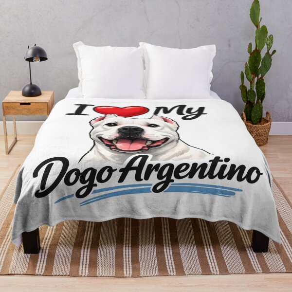 Item preview, I Love My Dogo Argentino – Proud Dog Lover designed and sold by blankTeeShirt.