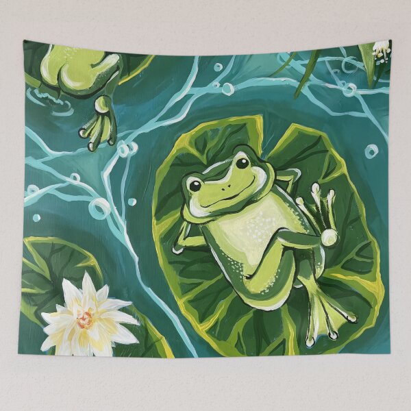 Artikelvorschau, Entspannender Frosch entworfen und verkauft von PamChamola.