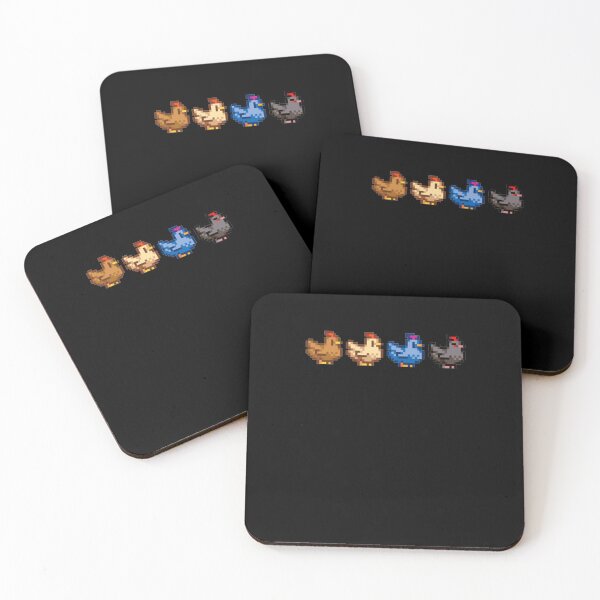 Item preview, 4 Chickens Stardew Valley designed and sold by TawanaDunne.