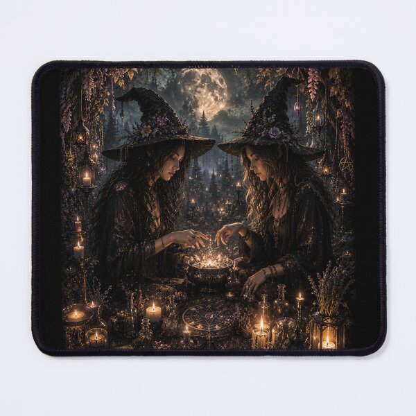 Item preview, Twin Witches – Moonlit Witchcore Ritual designed and sold by Losthope Creations.