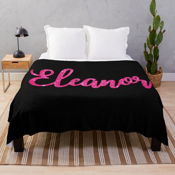 Artikelvorschau, Eleanor – Glitzerndes personalisiertes Namensdesign in Pink entworfen und verkauft von CamilasPrints.