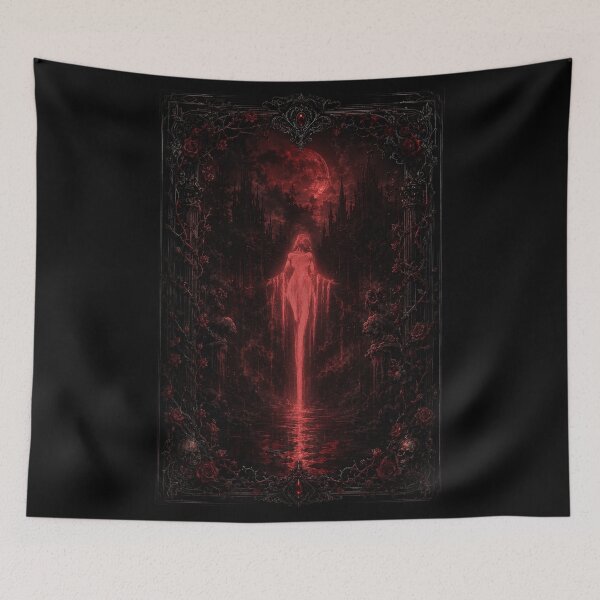 Item preview, Gothic Blood Moon: Vampire Core Dark Romance Aesthetic designed and sold by BrontesWhimsyStore.