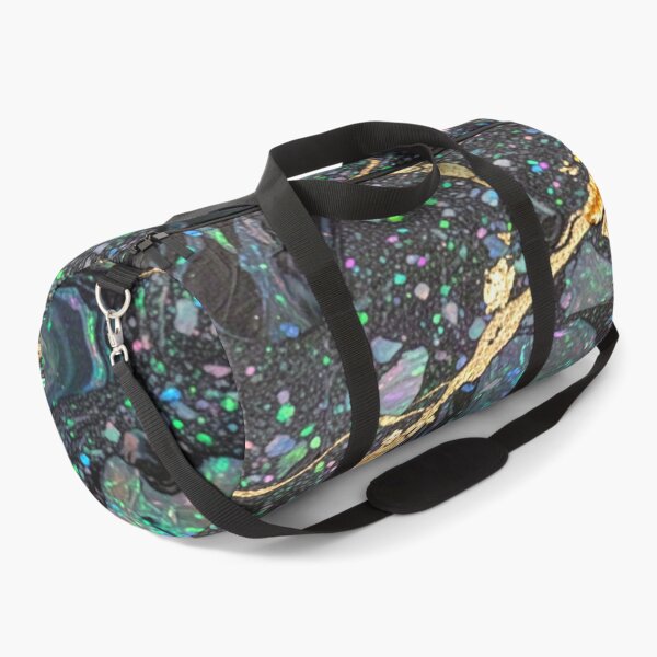 Item preview, The black opal is interwoven with a golden river landscape. designed and sold by Segasprojects.