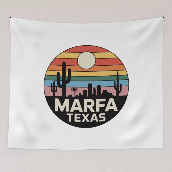 Item preview, Marfa Texas: Retro Desert Skyline designed and sold by CircinusStore.