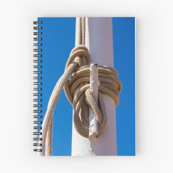 Item preview, Coiled Rope On A Mast With Cleat Against Clear Blue Sky Nautical Sailboat Detail designed and sold by Nmallia.