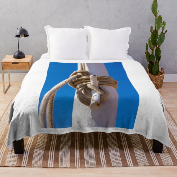 Item preview, Coiled Rope On A Mast With Cleat Against Clear Blue Sky Nautical Sailboat Detail designed and sold by Nmallia.