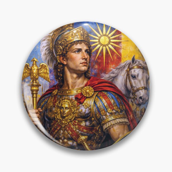 Item preview, Alexander the Great – Portrait of a Legendary King Painting designed and sold by GalleryKauffeld.
