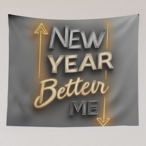 Item preview, New Year Better Me 2026 designed and sold by YAM716.