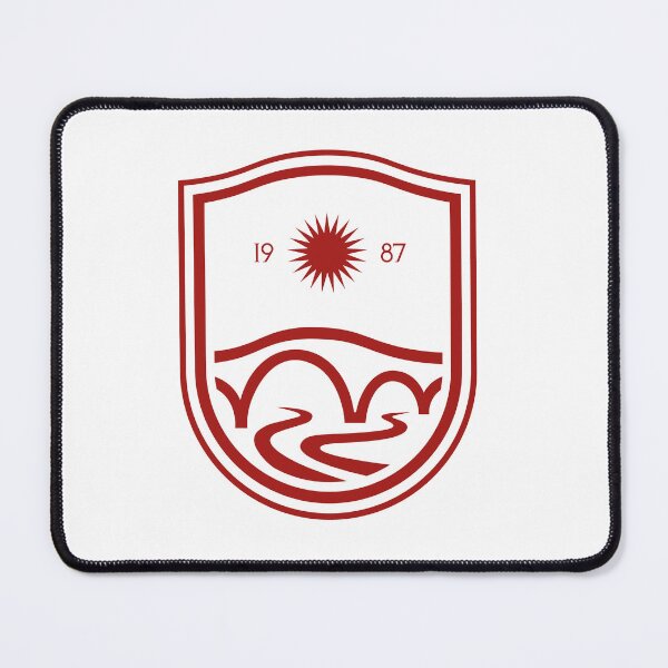 Item preview, Red Bridge Crest Football Art designed and sold by Kune Club.