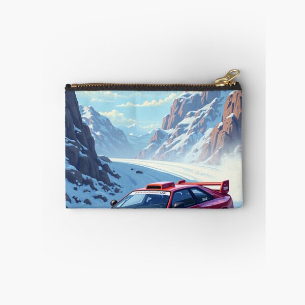 Item preview, Retro Group B Rally Car Winter Mountain Pass designed and sold by grzezzz.