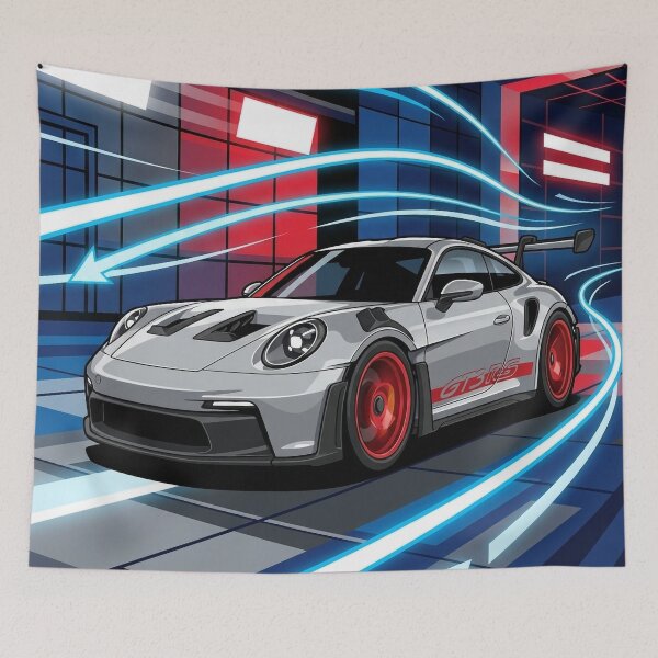 Item preview, GT3 RS Wind Tunnel Aerodynamics Art designed and sold by VenZolic.