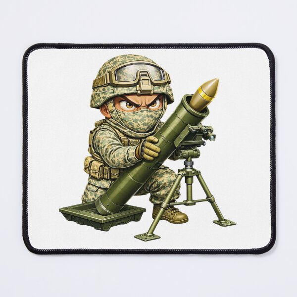 Item preview, US Military Mortar: Li'l Soldiers Collection designed and sold by EscapeArtist13.