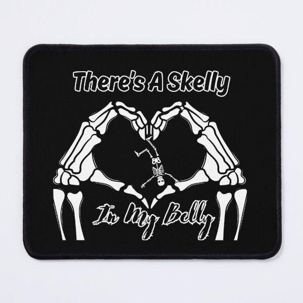 Item preview, there's a skelly in my belly Funny Skeleton Meme designed and sold by AMCreatix.
